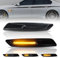 GSOWO Blinker Seitenblinker mit Can-bus Fehlerfrei 2835 SMD für 5 Series F10 2010-2016, Voll-LED-Streifen Blinker, Schwarz, 2 Stücke