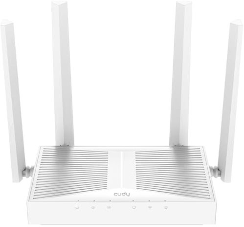 Cudy WR3000E AX3000 WiFi 6 Router for Home – Dual Band Gigabit Mesh Router with 1.3GHz CPU, 5× Gigabit Ports, VPN Server & Client, WPA3, OFDMA, Beamforming – Up to 200 Devices, 1400 ft² Coverage
