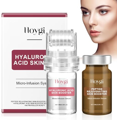 Siero anti-invecchiamento per la cura del visoconsiero all'acido ialuronico | siero per il viso per una pelle liscia per tutti i tipi di pelle (10 ml * 2)
