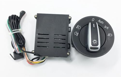 RAQXOLPB Main Light Switch Compatible With VW For Beetle For Jetta For Golf 4 Car Lights Switch Sensor Light Car Headlight Switch Headlamp Switch 5ND941431B