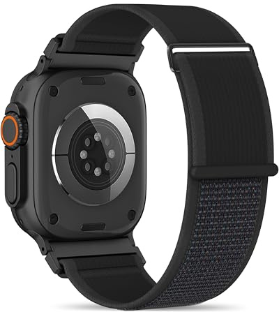 Higgs Bracelets Trail Loop Nylon Compatible avec Bracelet Apple Watch 44mm Ultra 3/2/1 49mm 42mm 45mm 46mm Homme, Réglable Nylon Sport pour iWatch Series 11 10 9 SE/2 8 7 6 5 4 3 2 1