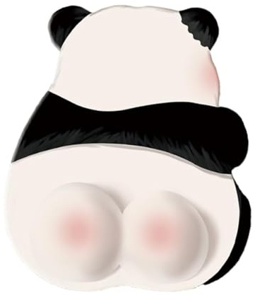 LGWJHCY Tapis de souris Panda avec repose-poignet en gel antidérapant 24 x 20 x 2 cm