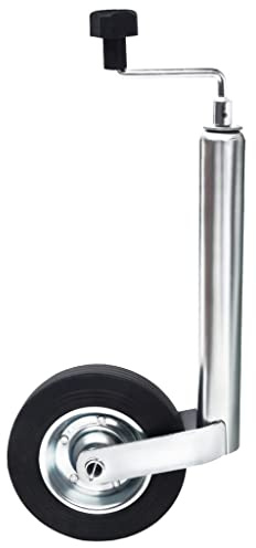 Generico Ruotino per Rimorchio 48 mm Acciaio Zincato,Crema,4.2kg,152236