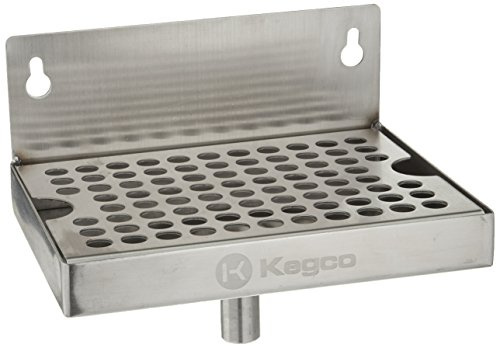 Kegco Dp-64-D Wall Mount Drip Tray, 6, Stainless Steel
