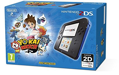 Nintendo Handheld Console 2DS - Black/Blue with Yo-Kai Watch