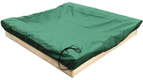 Tiktaktoo Sandbox Couvercle Plan de Bac à Sable Plan Bâche avec Bracelet Bac à Sable - 120x120