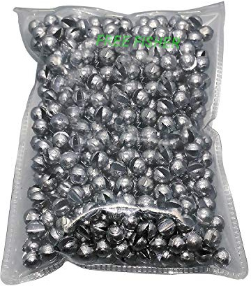 FREE FISHER Round Removable Fishing Weights Sinkers,500Pcs 0.3g Lead Sinking Split Shots Fishing Sinkers,Fishing Weights Sinkers