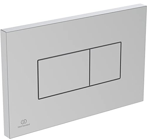 Ideal Standard Solea P2 Pneumatic Toilet Flush Plate, R0110JG, Matt Chrome