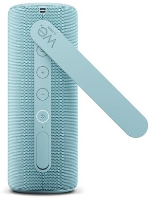 Loewe We Hear 1 Aqua Blue Altavoz Bluetooth para Exterior/Interior 40W, Resistente al Agua, portátil, Recargable, Calidad de Audio cristalina, Larga Vida útil, IPX6