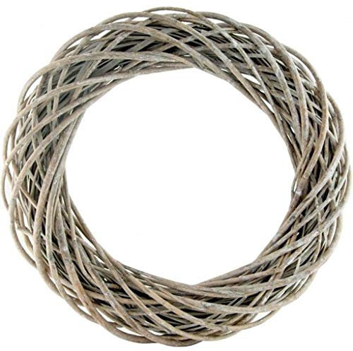 kranze LIU- Weidenkranz Handgewebt Langlebig Langlebig DIY Weihnachtsbaum Haustür Hochzeit Dekoration (Size : 20cm)