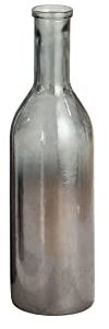 Gilde Flaschenvase Douro grau Europäische Herstellung H: 50 cm Ø 14 cm 39225