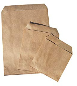 Papiertüten klein BRAUN natur Kraftpapier 6,5 x 9 cm (500 Stück)