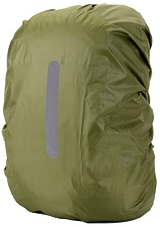 HYCOPROT Regenschutz für Rucksack mit Reflexstreifen, wasserdichte und Windabweisend Regenhülle Schulranzen, Regenüberzug für Wandern, Camping, Touring, Radfahren