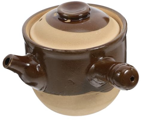 Cabilock Olla De Cerámica Para Hervir Tetera De Medicina China Mango Suave y Aislamiento Térmico