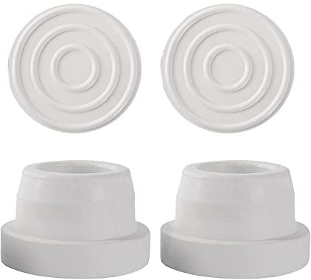 Qussedser 4 Pack Pool Ladder Rubber Stopper Bumpers,for 1.90Inch Ladder Tubing for Protect Swimming Pool Liner,Ladder Foot Cover