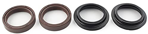 Bacar Gabel Dämpfer Stoßdämpfer Gabel 43X54-11mm Öl Dichtungen & Staub Dichtungen Braun Motorrad Accessary