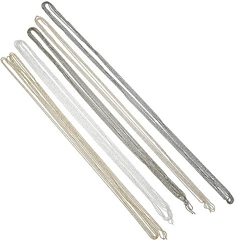 Holibanna 5pcs Metal Bead Chain Pull Chain Extender for Ceiling Fans DIY Jewelry Making Craft Projects Resistant Decorative Supplies Gunmetal