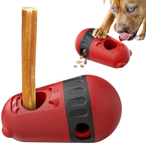 Luxvara Hundespielzeug Intelligenz, Intelligenzspielzeug für Hunde mit Slow Feeder Hundespielzeug Interaktives zur geistigen Beschäftigung Langsamfütterung Futterball Snackball für Klein Mittler Hund