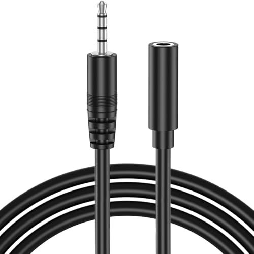 Oumida Klinke Audio Stereo AUX Kabel Verlängerungskabel 3,5mm Klinkenkabel Audiokabel Verlängerung Metallstecker Handy Smartphone Tablet Kopfhörer HiFi Receiver (1M)