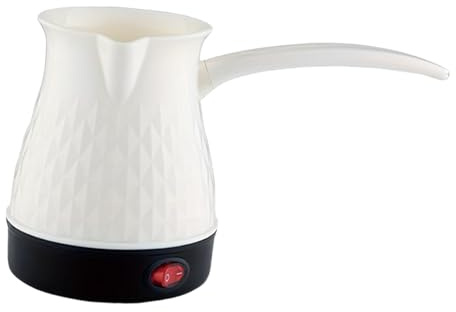 Sharplace Caffettiera Turca Pentolino Elettrico Bollitore Da Viaggio per Latte con Potenza 600W per Ebollizione Veloce Adatto per Cucine Moderne E Picco