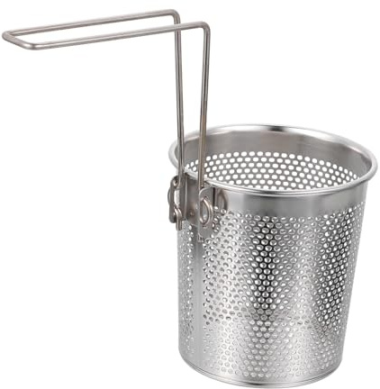 DIYEAH Passoire à Pâtes Acier Inoxydable à Maille Fine Panier Égouttoir pour Nouilles Légumes et Friture Tamis Métallique pour Cuisine