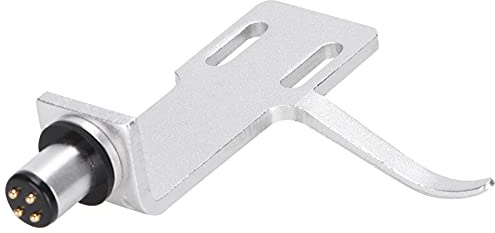 Ejoyous Phonographen-Player-Headshell, Schlichtes Design, Premium-Qualität für Zuhause (SILVER)