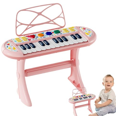 Tktouci Jouet Piano à Clavier pour - Instrument de Musique avec Enregistrement et Lecture | Petit Jouet Piano Clavier - pour Chambre Salon Salle De Classe Scène Garçons Filles D'âge