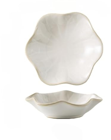 CavspkArt 1Pcs Ceramic Jewelry Dishes, Decorative Trinket Trays, Small Ring Dishes, Trinket Key Trays, Jewelry Trays, Jewelry Plates, Key Bowl, Ceramic Trinket Dish Gift for Women and Girls (White1)