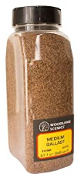 Woodland Scenics B1372 Brown Fine Ballast Shaker Landscaping
