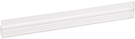 CRL Polycarbonate h Jamb with Hard Leg for 180 Degree for 1/4 Glass - 95 in long