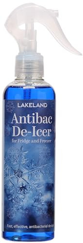 Lakeland Antibacterial Fridge & Freezer De-Icer Spray 250ml – Speeds Up Clearing Ice Fragrance-Free