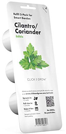 Emsa M52613 Click & Grow Substratkapsel Koriander, Nachfüllpackung für Smart Garden, 3er-Set