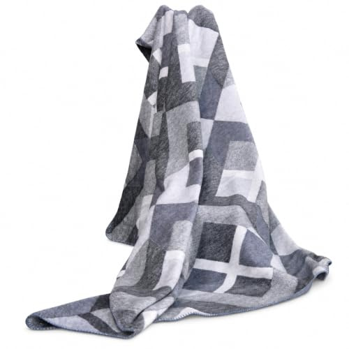 sei Design Plaid Kuscheldecke flauschig Tagesdecke, Dicke Sofa Decke, Baumwolldecke hochwertige Verarbeitung 150x200 cm Deko Wohnzimmer, Überwurf für Couch