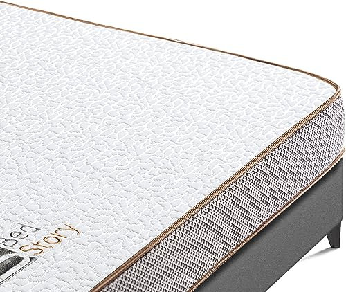 BedStory Topper 160x200cm, 7,5cm H3&H4 Topper aus Gel Memory Foam, Atmungsaktiver Matratzentopper für Boxspringbett Wohnwagen Schlafsofa, Bezug Waschbar, Oeko-TEX & CertiPUR-US Zertifiziert