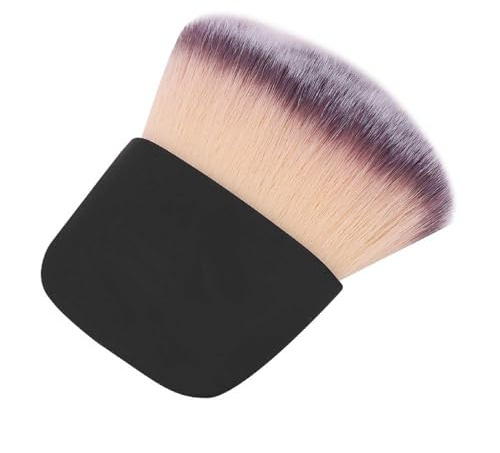 Mini Makeup Brush Soft Hair Loose Powder B Brush base Brush Beauty Tool for Blending Liquid, Cream or Powder Cosmetics (Black)