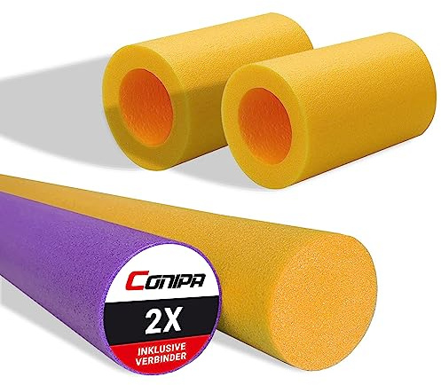 Conipa® Schwimmnudel Sets (160 x 7 cm) für Kinder & Erwachsene – Poolnudel aus Schaumstoff für Wassersport, Schwimmen & Spielen – Ideal für Pool, Strand & Aquafitness – Geeignet ab 3–10 Jahre