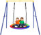 RELAX4LIFE Set di Altalena e Struttura Metallica per Bambini 3+ Anni e Adulto, Carico Massimo 150KG, Ideale per Interno ed Esterno (Modello 2)