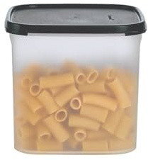 Tupperware Modular Mates - Recipiente cuadrado #3 para 17 tazas/4 L, sello negro