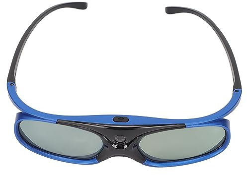 Annadue 144-Hz-DLP-Link-3D-Brille, Wiederaufladbare Aktive Shutter-Brille für DLP-Link-Projektoren, Links-Rechts-Augendrehung, für für, für Usw