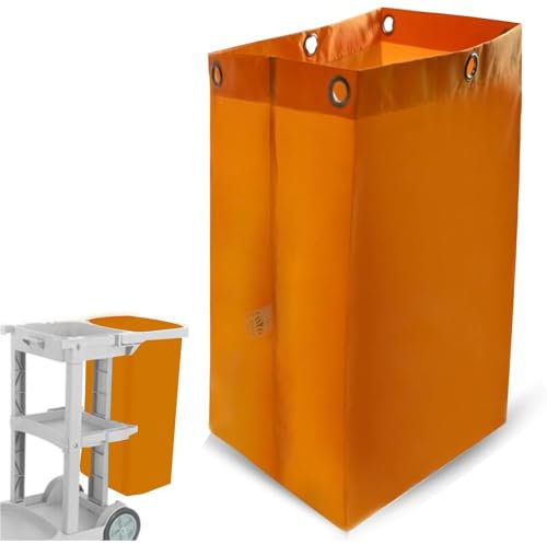 PAUANI Multifunctional Replacement Cleaning Car Bag - Waterproof High Capacity Cleaning Cart Bag, Thickened Housekeeping Cart Cleaning Bags For Housekeepers Commercial Janitor Cart Bag