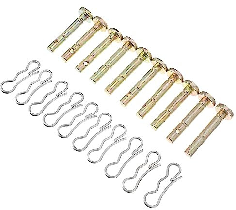 KITANDOVE Kit Da 20 Pezzi Di Perni Di Taglio E Coppiglia Per Spazzaneve Perni Di Taglio Di Ricambio Per 738-04124 E 714-04040.