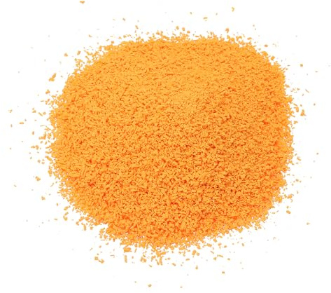 PATIKIL 100g Fake Streusel, Polymer Clay Streusel Fake Brotkrumen für Bastelarbeiten Nagelkunst DIY Bastelarbeiten Kuchen Handyhülle Harz Nagel Kuchendekorpulver, Orange