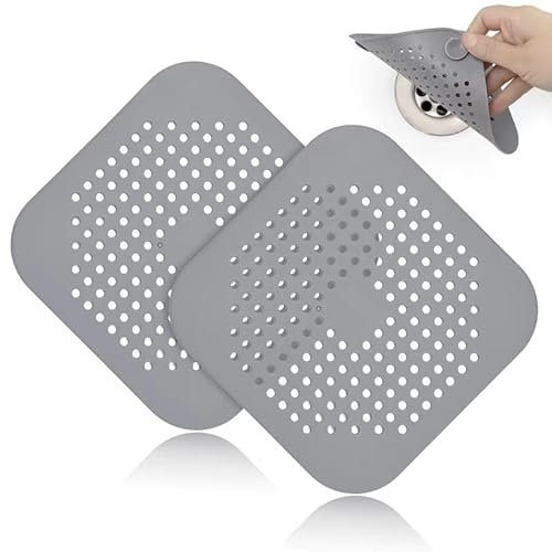 Set di 2 filtri di scarico in silicone con ventosa per bagno e cucina guarnizione gel di silice deodorizzazione efficace