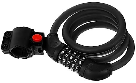 TOYANDONA Kabelschloss Für Fahrradhelm Motorradhelm Citybike-helm Mountainbike-helm Dehnbares Kabel Bis Kratzfeste Schutzbeschichtung Optimaler Schutz Tragbar Vielseitig Einsetzbar