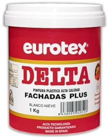 EUROTEX Pintura exterior Delta Fachadas Plus color Terracota, Formato - 1 Kg.