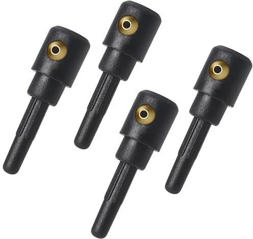 ApexPine 4 Pcs Single-Hole Rear Window Washer Nozzle Replacements | 4 pack single-hole rear window washer nozzles, plastic replacement for car windshield wiper system daily repair use