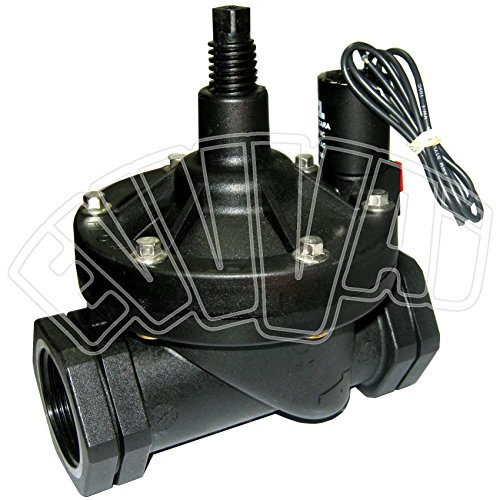 ELETTROVALVOLA 2 - 24V NYLON CON REGOLATORE DI FLUSSO IRRIGAZIONE GIARDINO