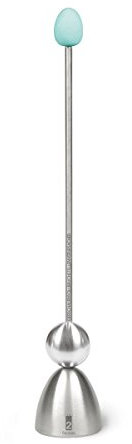 Take2 Clack Toqueur à œufs rétro en acier inoxydable 29 x 4,5 x 29 cm