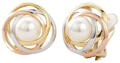 Traveller Ohrclip - Damen - weisse 10mm Perle