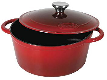 Sitram Cocotte sitraslow, Hierro Fundido, Rojo